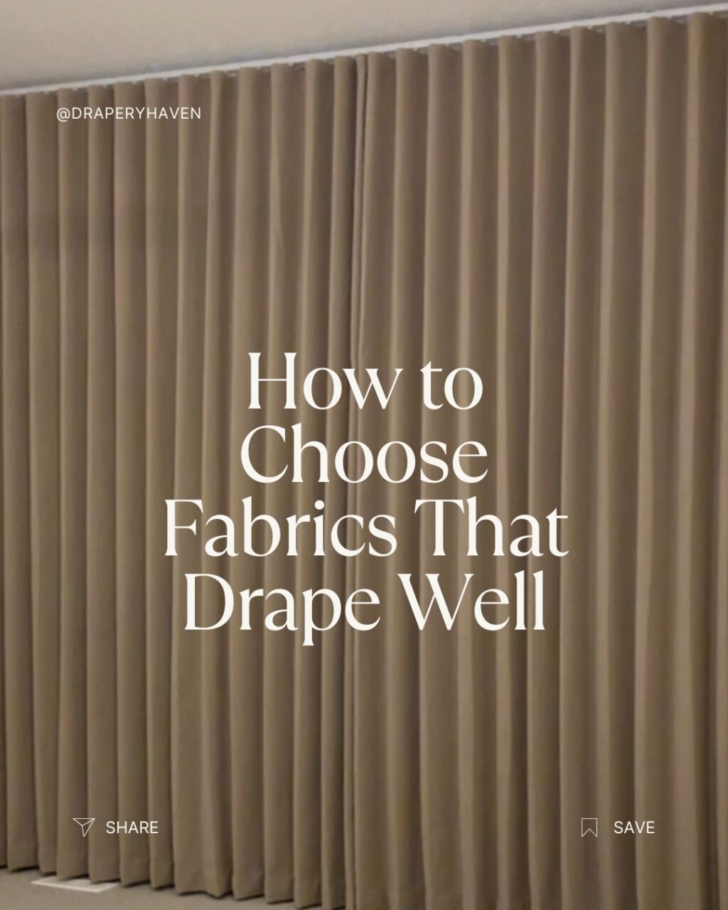 Instagram post from draperyhaven. This post is in position 1.